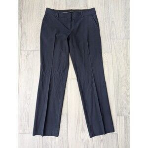 Ann Taylor Loft Navy Blue Straight‎ Dress Pants 32x30 Size 6